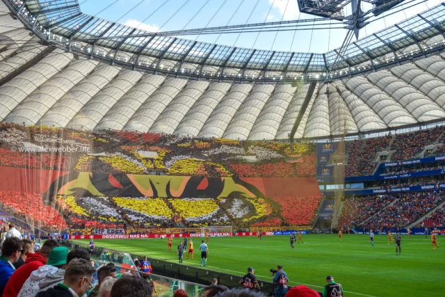 May 2nd means Cup Final day in Poland, so for all those going, I hope you have a blast - I shan't be, despite this being the most local game of the season for me!

Tickets went pretty much immediately for today's game, which is a far cry from this final I went to back in 2019 - from memory, I booked my ticket the night before! 

And a decent day this was, and while the bulk of Lechia's fans didn't enter till half-time, they wouldn't have minded given that it was they that were left celebrating following a last gasp winner right at the death 🎉🏆

⚽ Jagiellonia Bialystok v Lechia Gdansk
📸 2 May 2019

#thebeautifulgame
#groundhopping
#groundhopper
#polishfootball
#pilkanoznadlakibicow
#pucharpolski 
#ultrasworld